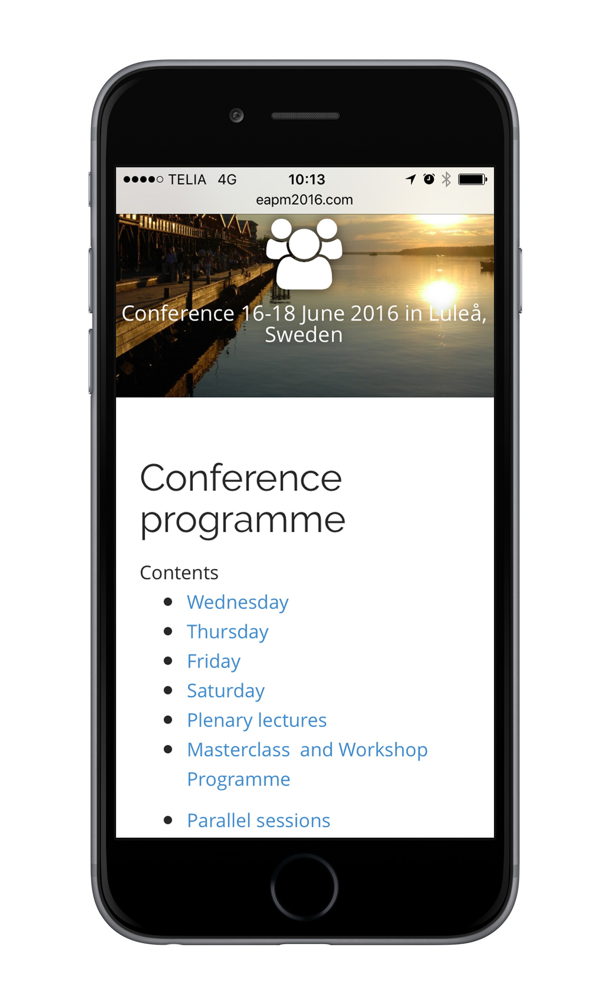 EAPM 2016 conference programme