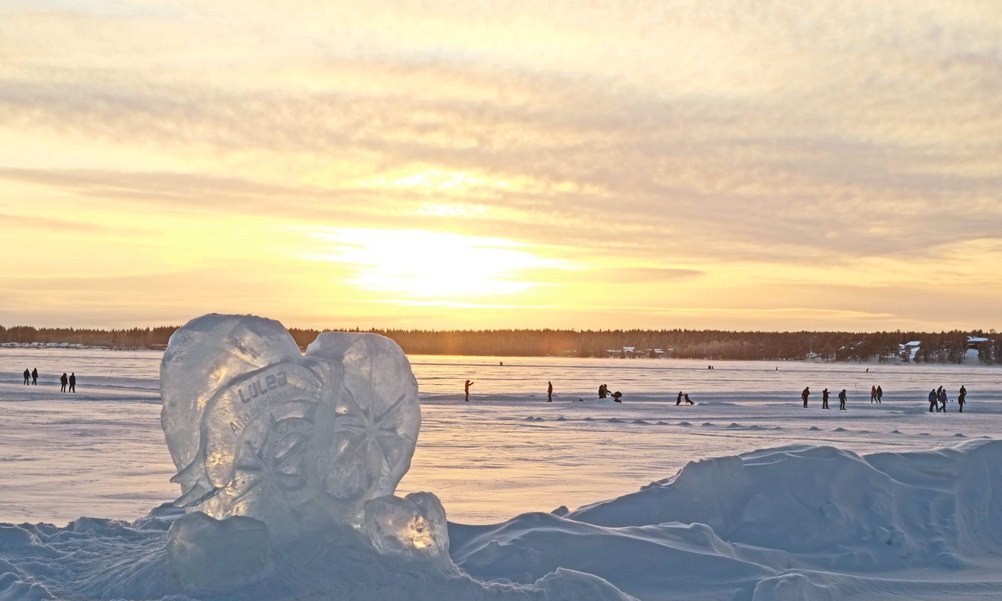 Luleå south port ice road